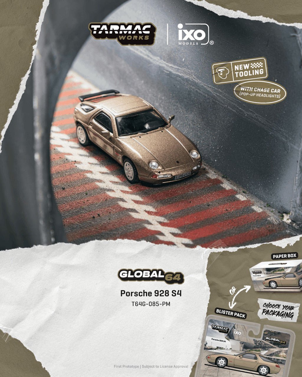 Porsche 928 S4 ミニカー 1:64 10台 GT Hobby Store - Gundam / Diecast / Model Kits / Tools