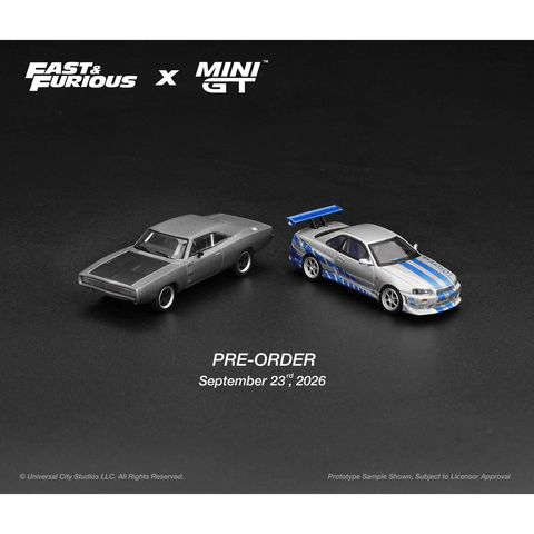 Mini GT Fast & Furious Pre-order 9/23/2026 - GT Hobby Store