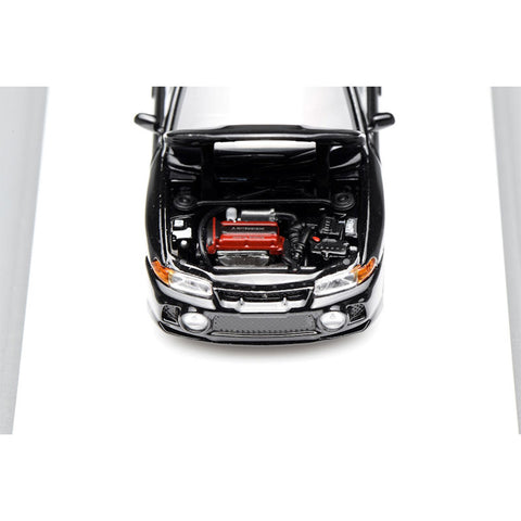 Motorhelix 64 Senior Series 1/64 Mitsubishi Lancer Evolution IV Black