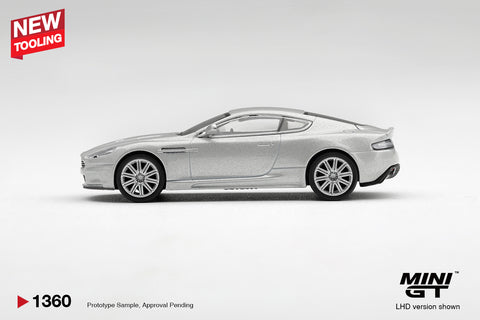 Mini GT 1/64 Aston Martin DBS 2008 – Lightning Silver