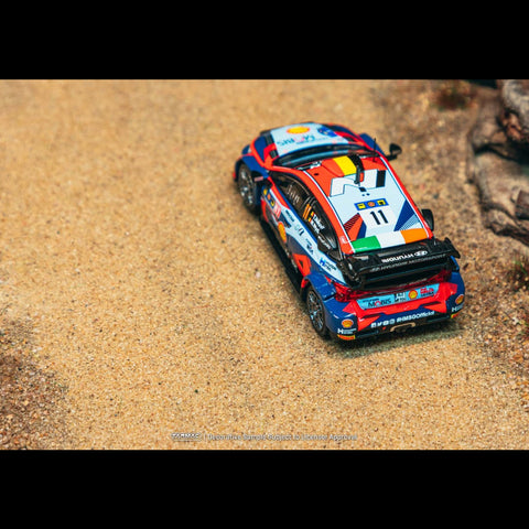 Tarmac Works 1/64 Hyundai i20 N Rally1 Hybrid WRC Central European Rally 2023 Winner Thierry Neuville / Martijn Wydaeghe – Hobby64