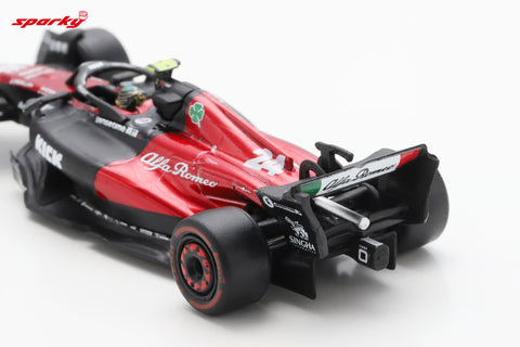 Spark 1/64 Alfa Romeo F1 Team KICK C43 No.24 Alfa Romeo F1 Team ORLEN 2023 Zhou Guanyu