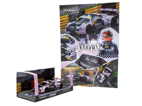 Tarmac Works 1/43 Kuromi Audi R8 LMS GT3 Evo II Macau GT Cup – FIA GT World Cup 2024 Uno Racing Adderly Fong