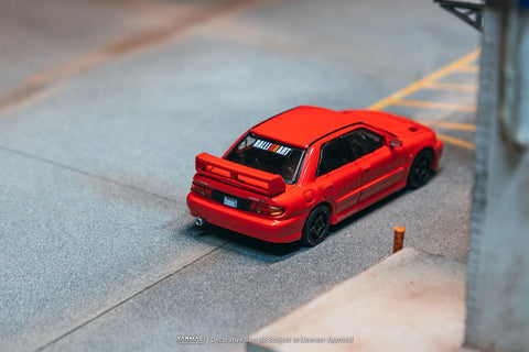 Tarmac Works 1/64 Mitsubishi Lancer GSR Evolution III – Red – Global64
