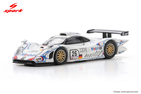 Spark 1/64 Porsche 911 GT1 No.26 Winner Le Mans 24H 1998 A. McNish - L. Aïello - S. Ortelli