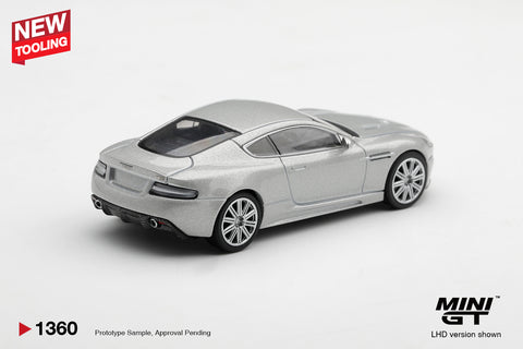Mini GT 1/64 Aston Martin DBS 2008 – Lightning Silver