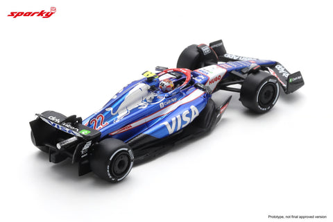 Spark 1/64 Visa Cash App RB Formula One Team VCARB 01 No.22 2024 Yuki Tsunoda