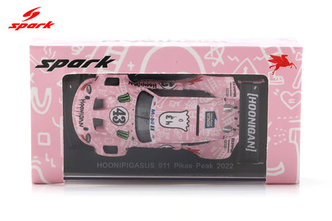 Spark 1/64 HOONIPIGASUS Porsche 911 No.43 - Pikes Peak 2022 | Ken Block