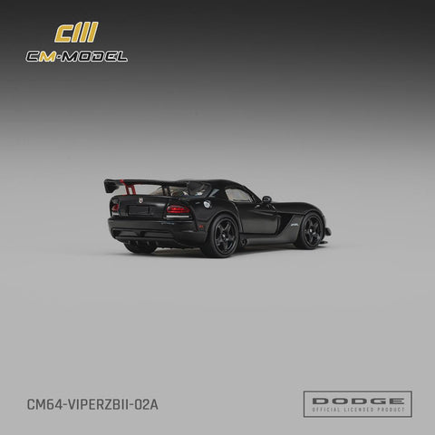 CM Model 1/64 Dodge Viper ACR(ZBII) Viper Black With Viper Red
