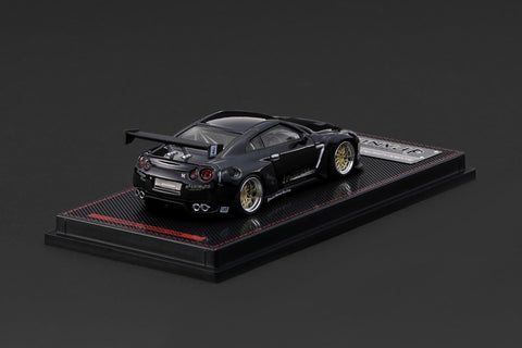 Ignition Model 1/64 PANDEM R35 GT-R Black Metallic