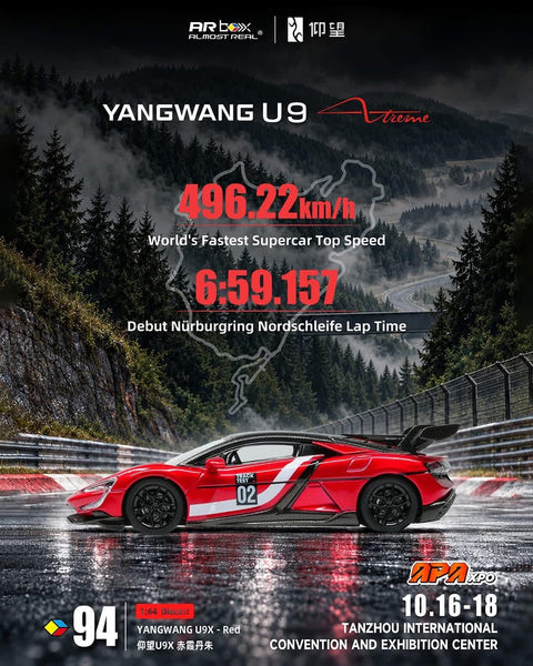 Almost Real 1/64 YANGWANG U9x - Red (APA XPO 2026)