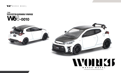 Works 1/64 Toyota GRMN Yaris White
