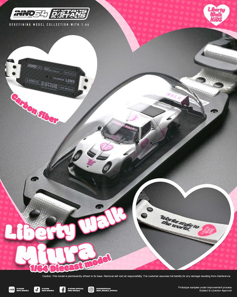 Inno64 X D/Stans 1/64 LB-Silhouette Works Miura GT