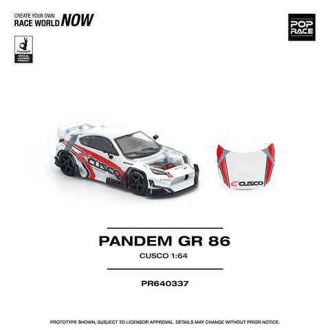 Pop Race 1/64 Pandem GR86 - Cusco