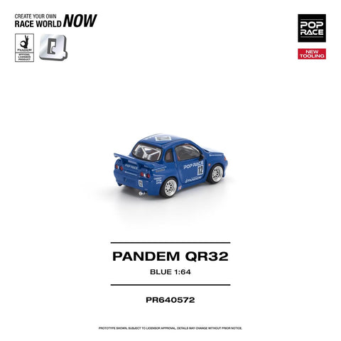 Pop Race 1/64 Pandem QR32 Blue
