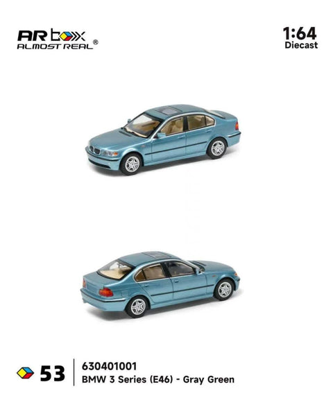 Almost Real 1/64 BMW 3 Series (E46) - Gray Green