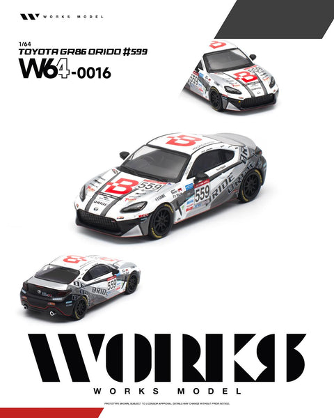 Works 1/64 Toyota GR86 Orido #599