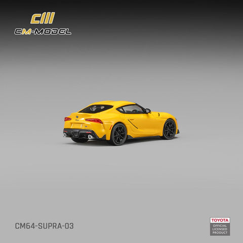 CM Model 1/64 Toyota GR Supra Nitro Yellow