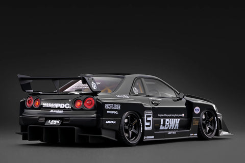 Ignition Model 1/18 LB-ER34 Super Silhouette SKYLINE Black