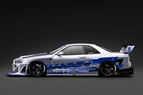 Ignition Model 1/18 LB-ER34 Super Silhouette SKYLINE Silver