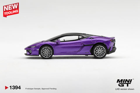 Mini GT 1/64 Lamborghini Temerario Viola Pasifae
