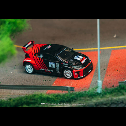 Tarmac Works 1/64 Toyota GR Yaris Rally2 Japanese Rally Championship 2024 Fumio Nutahara / Shungo Azuma – Hobby64