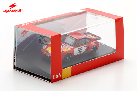 Spark 1/64 Porsche 911 Carrera RSR No.59 24H Le Mans 1975 T. Schenken - H. Ganley Limited 911