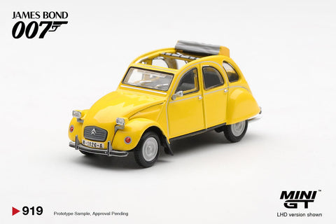 Mini GT 1:64 James Bond 007 Citroën 2CV “For Your Eyes Only”