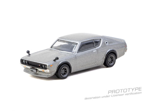 Tarmac Works 1/64 Nissan Skyline 2000GT-R (KPGC110) – Silver – Global64