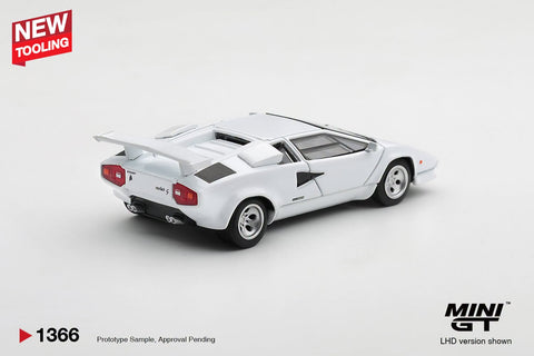 Mini GT 1/64 Lamborghini Countach LP500S White