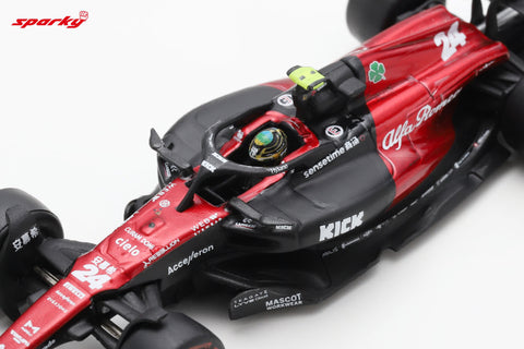 Spark 1/64 Alfa Romeo F1 Team KICK C43 No.24 Alfa Romeo F1 Team ORLEN 2023 Zhou Guanyu