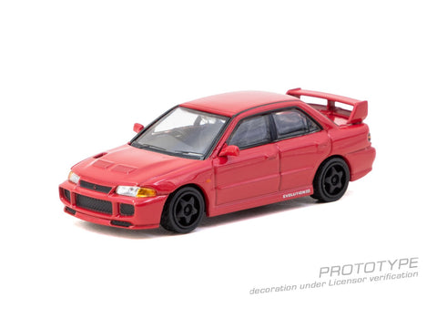 Tarmac Works 1/64 Mitsubishi Lancer GSR Evolution III – Red – Global64