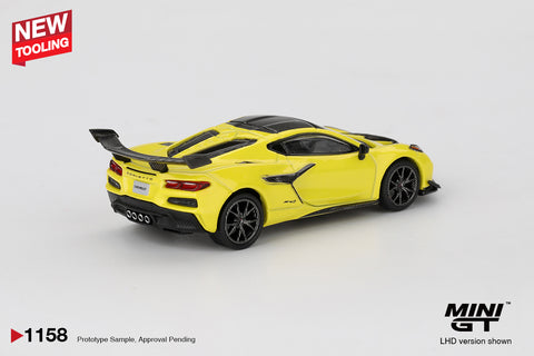(INCOMING) Mini GT 1/64 Chevrolet Corvette ZR1- Accelerate Yellow