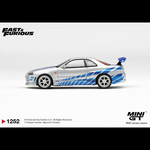 Mini GT 1/64 Nissan Skyline GT-R C-West “2 Fast 2 Furious” Brian O’Conner