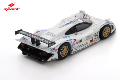 Spark 1/64 Porsche 911 GT1 No.25 2nd Le Mans 24H 1998 B. Wollek - J. Muller - U. Alzen