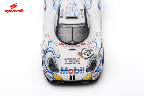 Spark 1/64 Porsche 911 GT1 No.25 2nd Le Mans 24H 1998 B. Wollek - J. Muller - U. Alzen