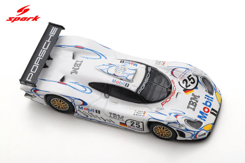 Spark 1/64 Porsche 911 GT1 No.25 2nd Le Mans 24H 1998 B. Wollek - J. Muller - U. Alzen