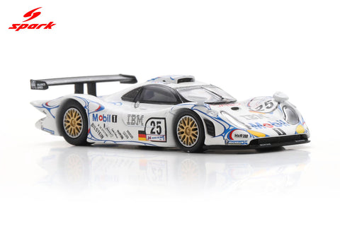Spark 1/64 Porsche 911 GT1 No.25 2nd Le Mans 24H 1998 B. Wollek - J. Muller - U. Alzen