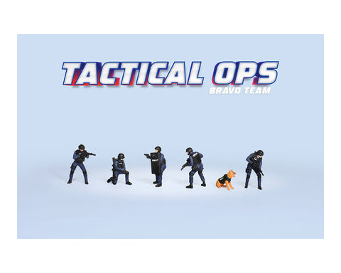 American Diorama 1:64 Figures Tactical OPS SWAT Team