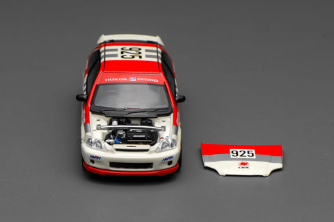 Motorhelix 1/64 Honda Civic TYPE R (EK9) Idemitsu Motion Red