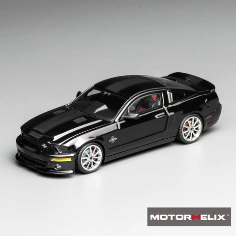 Motorhelix x Greenlight 1/64 Ford Mustang Shelby GT500 Super Snake 2007 Black