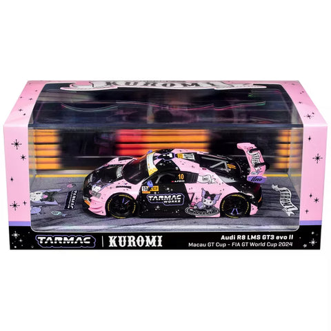 Tarmac Works 1/43 Kuromi Audi R8 LMS GT3 Evo II Macau GT Cup – FIA GT World Cup 2024 Uno Racing Adderly Fong