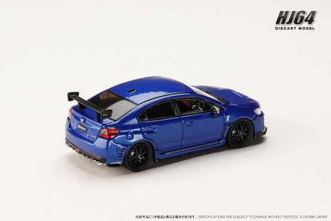 Hobby Japan 1/64 Subaru WRX STI S207 Nurburgring(NBR) Challenge Package - Blue