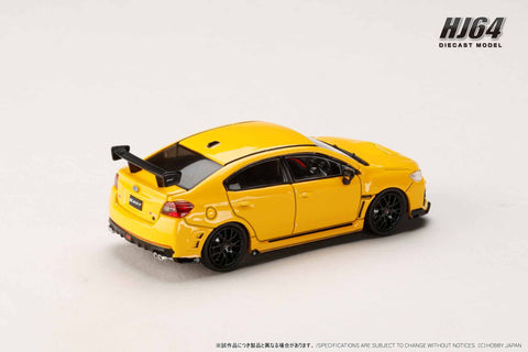 Hobby Japan 1/64 Subaru WRX STI S207 Nurburgring(NBR) Challenge Package - Yellow