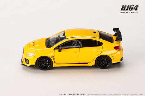 Hobby Japan 1/64 Subaru WRX STI S207 Nurburgring(NBR) Challenge Package - Yellow
