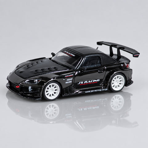 Motorhelix 1/64 Honda S2000 J's racing Customized Black Chrome