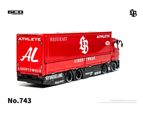 GCD 1:64 LBWK Mitsubishi Fuso Super Great Super Silhouette -Red – Special Edition