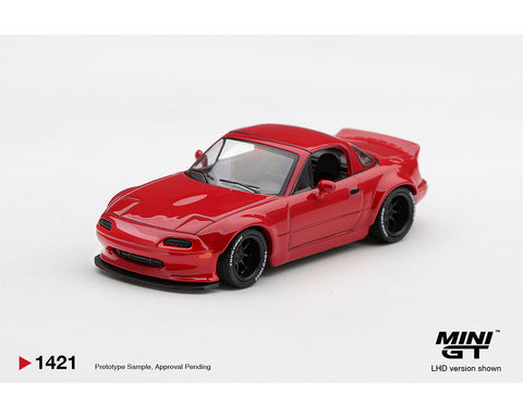 Mini GT 1/64 Mazda MX-5 (NA) Pandem – Classic Red