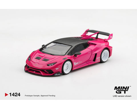 Mini GT 1/64 LB★WORKS Lamborghini Huracán GT Ruby Purple