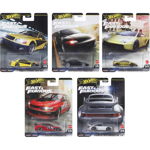 Hot Wheels Premium 1:64 Fast & Furious 10-Piece M Assortment (Sealed Case)